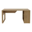 Ver imagem 5 de Mesa para Escritório com Armário 160cm Multimóveis Cr25264 - Amêndoa