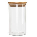 Ver imagem 2 de Kit 6 Potes Borossilicato Hermético Tampa Bambu 800ml Class