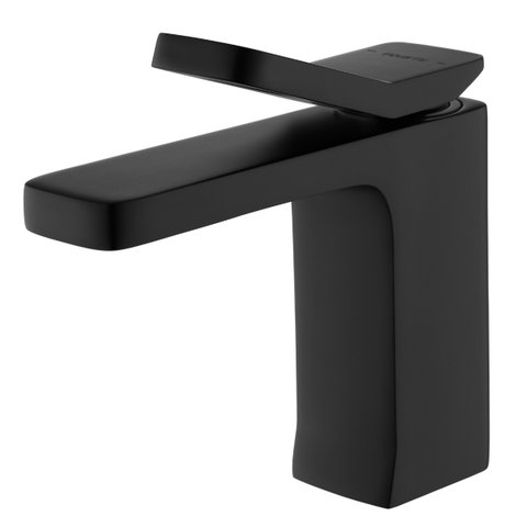 Torneira Monocomando Preta Bica Baixa Luxo Banheiro Lavabo Pia Cuba Inovartte In58