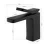Torneira Monocomando Preta Bica Baixa Luxo Banheiro Lavabo Pia Cuba Inovartte In58 - 7