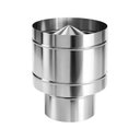 Ver imagem 1 de Chapéu Canhão / para Chaminé / Ø 135 Mm / Inox
