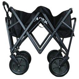Carrinho Dobravel Wagon de Aço Suporta 80kg Nautika Preto - 3