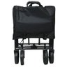 Carrinho Dobravel Wagon de Aço Suporta 80kg Nautika Preto - 4