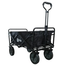 Carrinho Dobravel Wagon de Aço Suporta 80kg Nautika Preto - 1