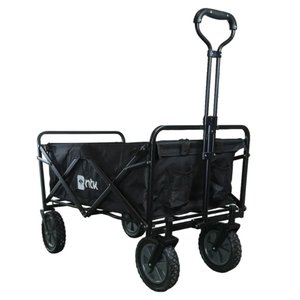 Carrinho Dobravel Wagon de Aço Suporta 80kg Nautika Preto