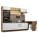 Ver imagem 3 de Armário de Cozinha Completa 315cm Rustic/Branco Glamy Madesa 01