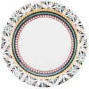 Ver imagem 4 de Aparelho De Jantar Floreal Luiza 20 Peças Porcelana Oxford Preto Florido