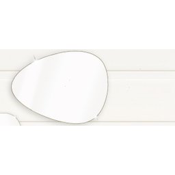 Espelho Orgânico de Vidro 520x380x3mm - 3