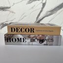 Ver imagem 4 de Conjunto livro caixa de papelão decorativo 'Home' + 'Decor'