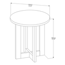 Ver imagem 3 de Mesa Lateral Jb 8002 Apoio Redonda Mesinha de Canto Decorativa Porta Objetos Quadros Várias Cores