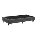 Ver imagem 5 de Base Cama Box Solteiro com Cama Auxiliar 0,96 Laura Vilajo: Suede Cinza