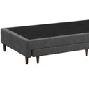 Ver imagem 6 de Base Cama Box Solteiro com Cama Auxiliar 0,96 Laura Vilajo: Suede Cinza