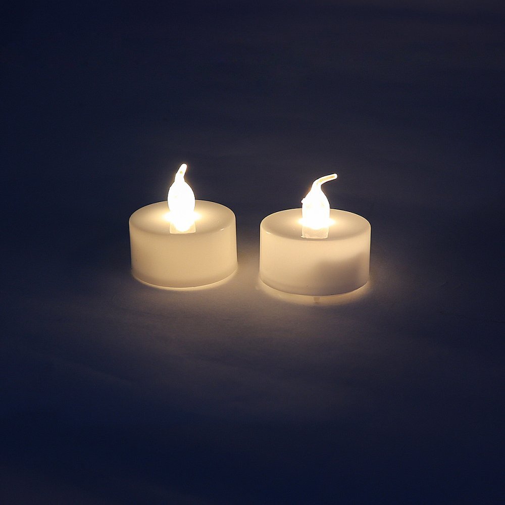 02 Velas Decorativas de Led - Branco Quente - 6