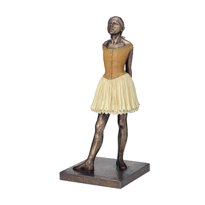 Estátua Bailarina Decorativa Resina Escultura Elegante 41cm