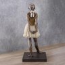 Estátua Bailarina Decorativa Resina Escultura Elegante 41cm - 2