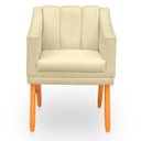 Ver imagem 1 de Poltrona Cadeira para Sala Confortável Moderna e Reforçada Mila Suede