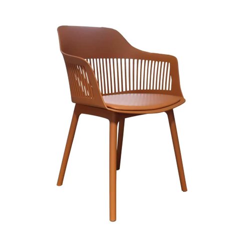 Cadeira Montreal - Marrom Capuccino fratini