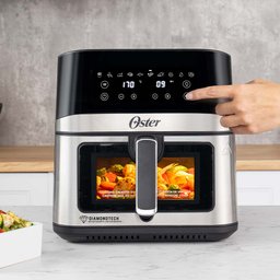 Fritadeira Inox Diamondtech Oster 7,5l com Visor Transparente - 127v - 8