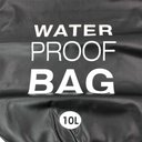 Ver imagem 3 de Bolsa Mochila Impermeavel Saco 10 Litros Camping Preto