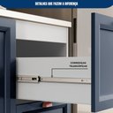 Ver imagem 5 de Cozinha Modulada Olivia 5 Peças com Aéreo de 120cm com Vidro Reflex Poliman Móveis