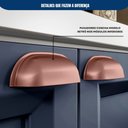 Ver imagem 4 de Cozinha Modulada Olivia 5 Peças com Aéreo de 120cm com Vidro Reflex Poliman Móveis