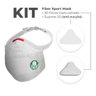 Kit Máscara Fiber Knit Palmeiras + Filtro de Proteção + Suporte - 3