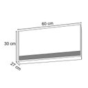 Ver imagem 3 de Armário Aéreo Geladeira/lavanderia Cinza 0,60 Andréia Multiuso Mabi Aereo