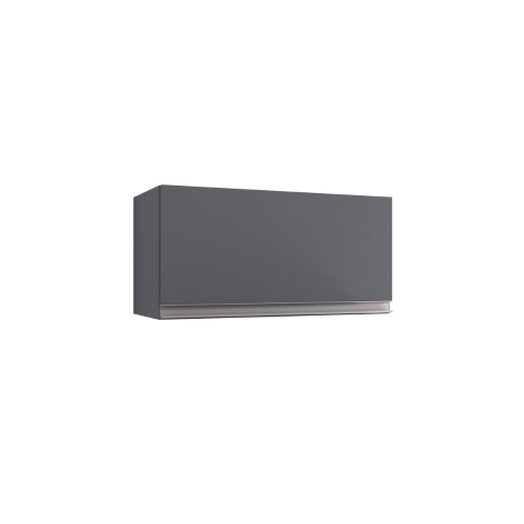 Armário Aéreo Geladeira/lavanderia Cinza 0,60 Andréia Multiuso Mabi Aereo