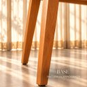 Ver imagem 5 de Mesa de Jantar Neo 120x80cm Tampo MDF Base Madeira Maciça:Naturalle