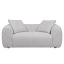 Ver imagem 1 de Sofá Living 3 Lugares 180cm Sumiê Bouclé Cinza Claro - Nexta Casa