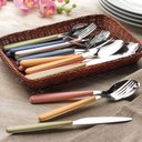 Ver imagem 2 de Jogo de Talheres 24 Peças Pop- Inox Cirúrgico Austenítico -verde Salvia - Guzzini