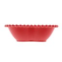 Ver imagem 6 de Conjunto 2 Bowls Coração Beads Vermelho Bon Gourmet Porcelana 19x15x6cm Elegantes para Mesa e Sobrem