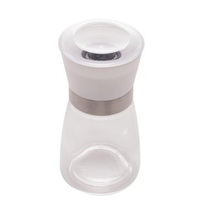 Moedor de Tempero Lyor Vidro com Tampa Branca 170ml - 7505