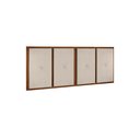 Ver imagem 2 de Cabeceira Casal Estofada Luxo para Cama Box 140cm