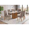 Mesa Jantar Solana 160 6 Cadeiras Nina Amendoa - Henn - 2