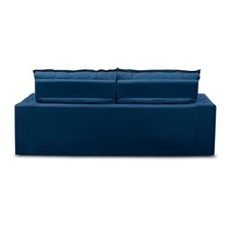 Sofá Retrátil e Reclinável 2 lugares com Molas 1,50m Livia Suede Azul Adonai Estofados - 9