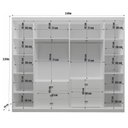 Ver imagem 3 de Guarda-roupa Casal 6 Portas e 6 Gavetas Rivoli Bom Pastor