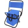 Cadeira Banco Banqueta Pesca Camping Praia com Bolsa Dobrável Azul Importway IWCPCB-001 - 2