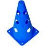 Kit Treinamento Funcional com 4 Cones de Marcação com 12 Furos + 3 Bastões - Único - Azul / Vermelho - 2