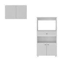 Ver imagem 5 de Kit Armário de Cozinha 2 Portas com Balcão Multiuso Multimóveis Mp2238 Branco