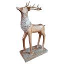 Ver imagem 2 de Objeto Decorativo e Escultura Cervo em Porcelana Enfeite P/ Sala Quarto Mesa Rack 30x18x10cm