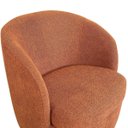 Ver imagem 6 de Kit 2 Poltronas para Sala e Escritório Base Giratória Samara Linho Terracota