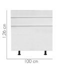 Ver imagem 2 de Cabeceira Estofada Argentina 100cm Solteiro para Cama Colchão Box Quarto Corino Branco - Aurora
