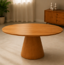 Ver imagem 3 de Mesa de Jantar Oval 130x70cm - Freijó