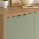 Ver imagem 5 de Balcão de Cozinha 120 cm Colors 3 Portas 2 Gavetas Freijó/Alecrim - Kits Paraná