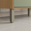 Ver imagem 6 de Balcão de Cozinha 120 cm Colors 3 Portas 2 Gavetas Freijó/Alecrim - Kits Paraná