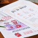 Ver imagem 4 de Pano de Prato Lomaer Sacaria 50 X 70cm Especial Receitas 12 Unidades