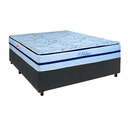 Ver imagem 1 de Cama Box + Colchão Casal Molas Ensacadas Blue Paropas