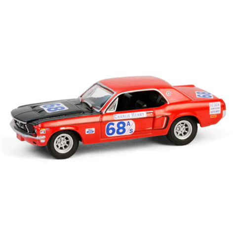 Miniatura Carro 1968 Ford Mustang Gt Coupe 1:64 Greenlight