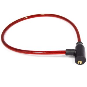 Cadeado para moto com cabo de aço com chave 1m x 16mm - Starfer